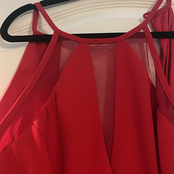 RED SOCIAL COUTURE DRESS SIZE M - Picture 6 of 6